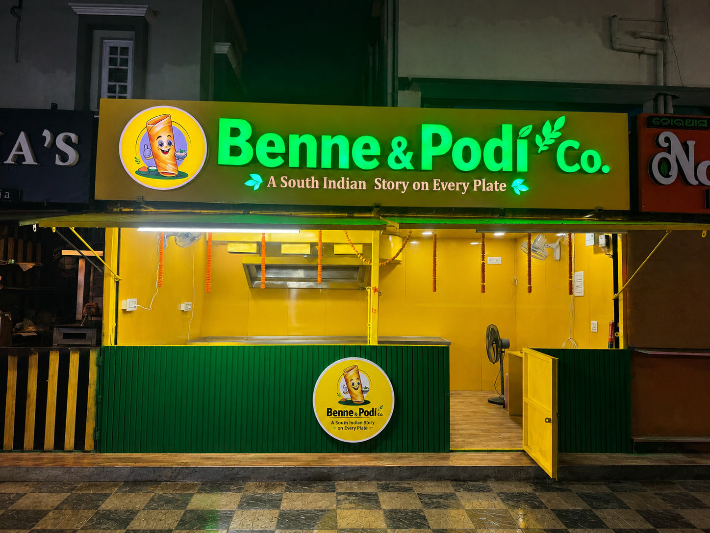 Benne & Podi Co. cafe frontage