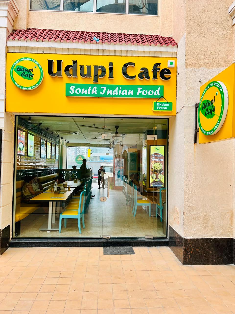 The entrance of Udupi Cafe